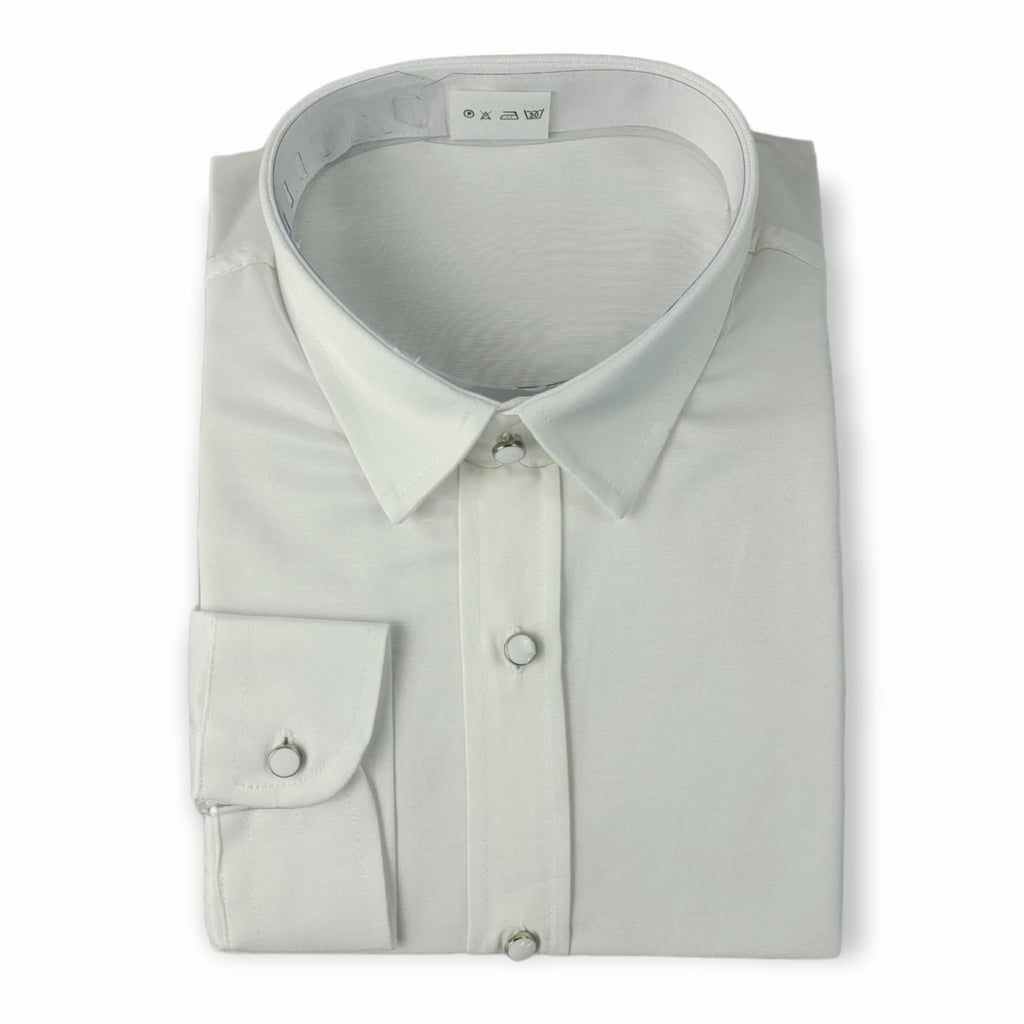 Chemise Habillée Garçon The Tuxedo – 100% Coton Sans Repassage | Boys Formal Dress Shirt Tuxedo Style