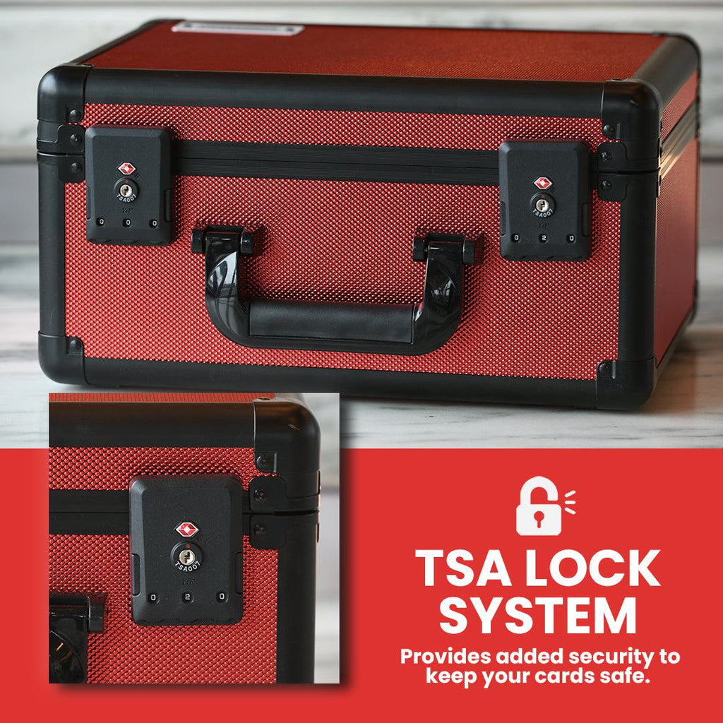 EVORETRO – Boîte de Rangement Cartes Gradées avec Cadenas TSA | Graded Card Storage Box TSA Lock