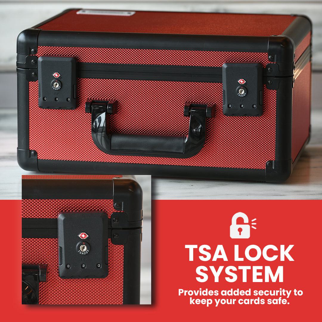 EVORETRO – Boîte de Rangement Cartes Gradées avec Cadenas TSA | Graded Card Storage Box TSA Lock