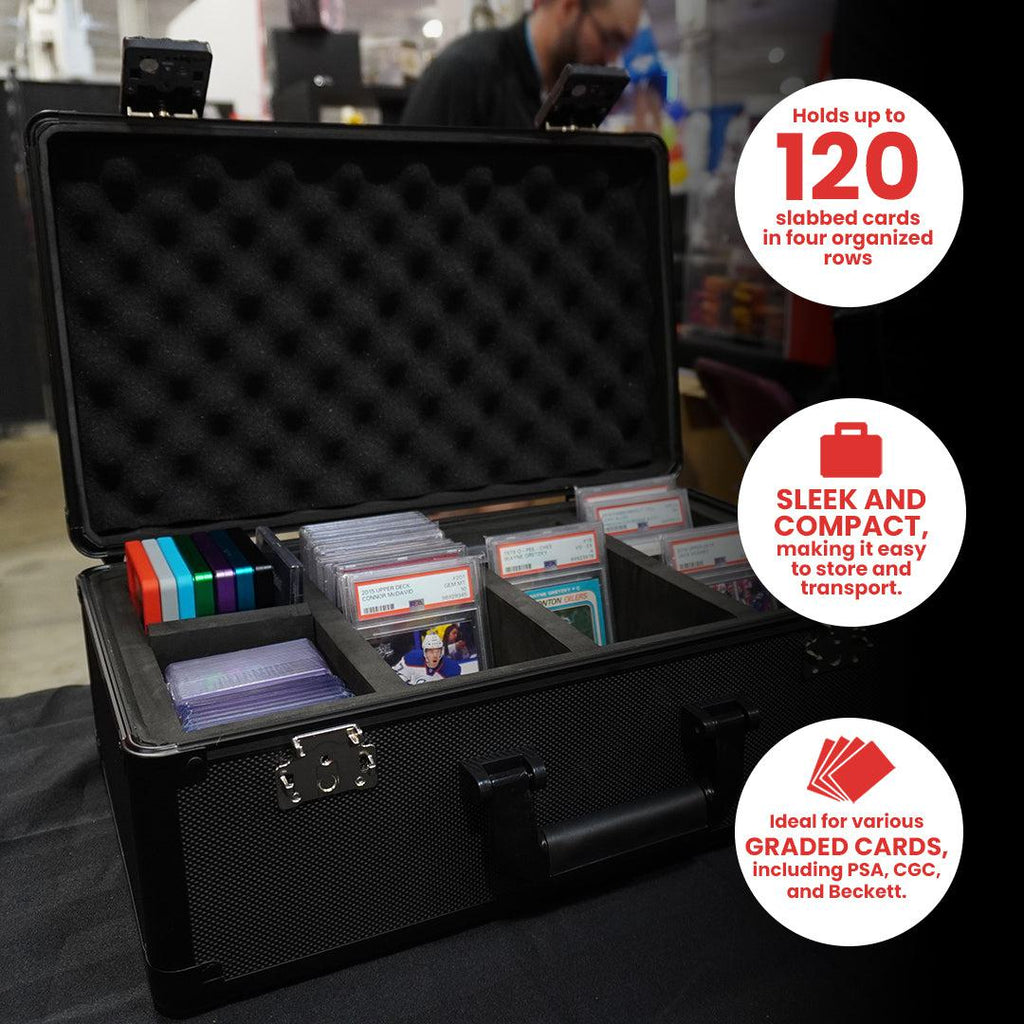 EVORETRO – Boîte de Rangement Cartes Gradées avec Cadenas TSA | Graded Card Storage Box TSA Lock