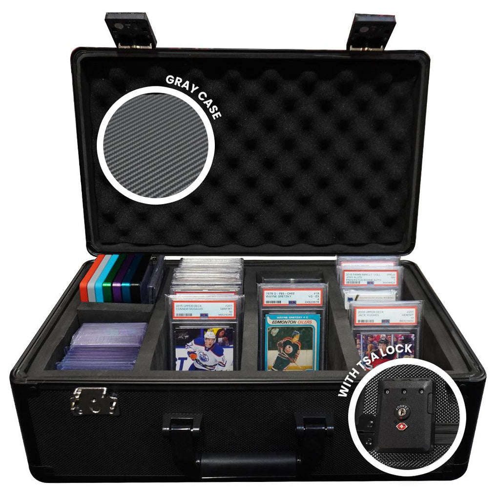 EVORETRO – Boîte de Rangement Cartes Gradées avec Cadenas TSA | Graded Card Storage Box TSA Lock