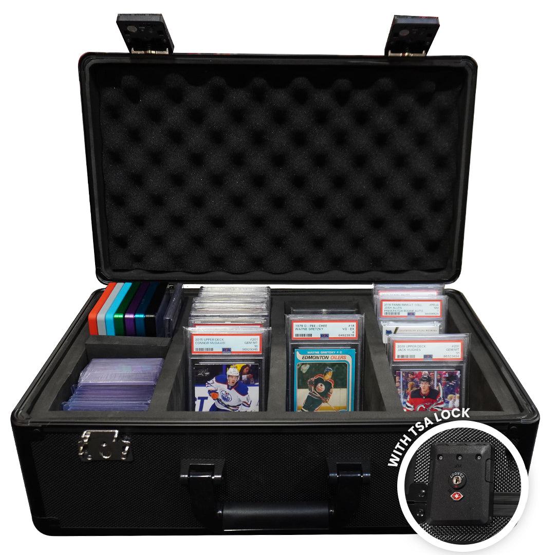 EVORETRO – Boîte de Rangement Cartes Gradées avec Cadenas TSA | Graded Card Storage Box TSA Lock