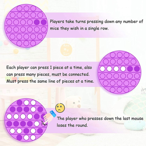 Pop It Fidget Toy Bulles – Jouet Sensoriel Anti-Stress Enfant & Adulte | Push Bubble Pop It Fidget Sensory Toy