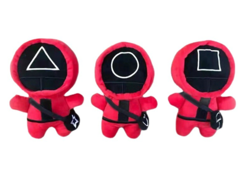 Peluche Squid Game Coréen – Jouet en Peluche Personnages Officiels | Korean Squid Game Stuffed Plush Toy
