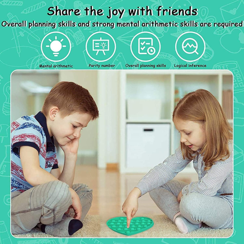 Pop It Fidget Toy Bulles – Jouet Sensoriel Anti-Stress Enfant & Adulte | Push Bubble Pop It Fidget Sensory Toy