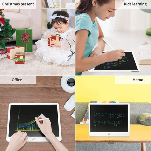 Tablette Écriture LCD 15 Pouces Enfant – Ardoise Numérique Dessin | 15 Inch LCD Writing Drawing Tablet for Kids