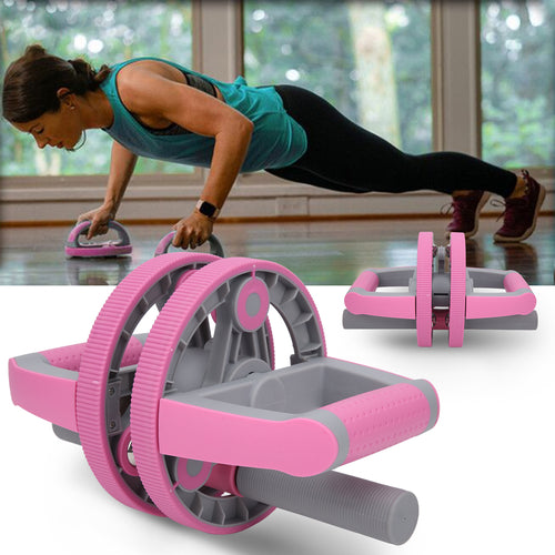 Roue Abdominale Multifonction avec Sangle – Kit Fitness Gym Entraînement | Multifunctional Abdominal Wheel Pull Strap Gym Training Set