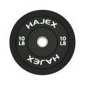 HAJEX Olympic Bumper Weight Plates - 10, 15, 25, 35, 45, 55 LB
